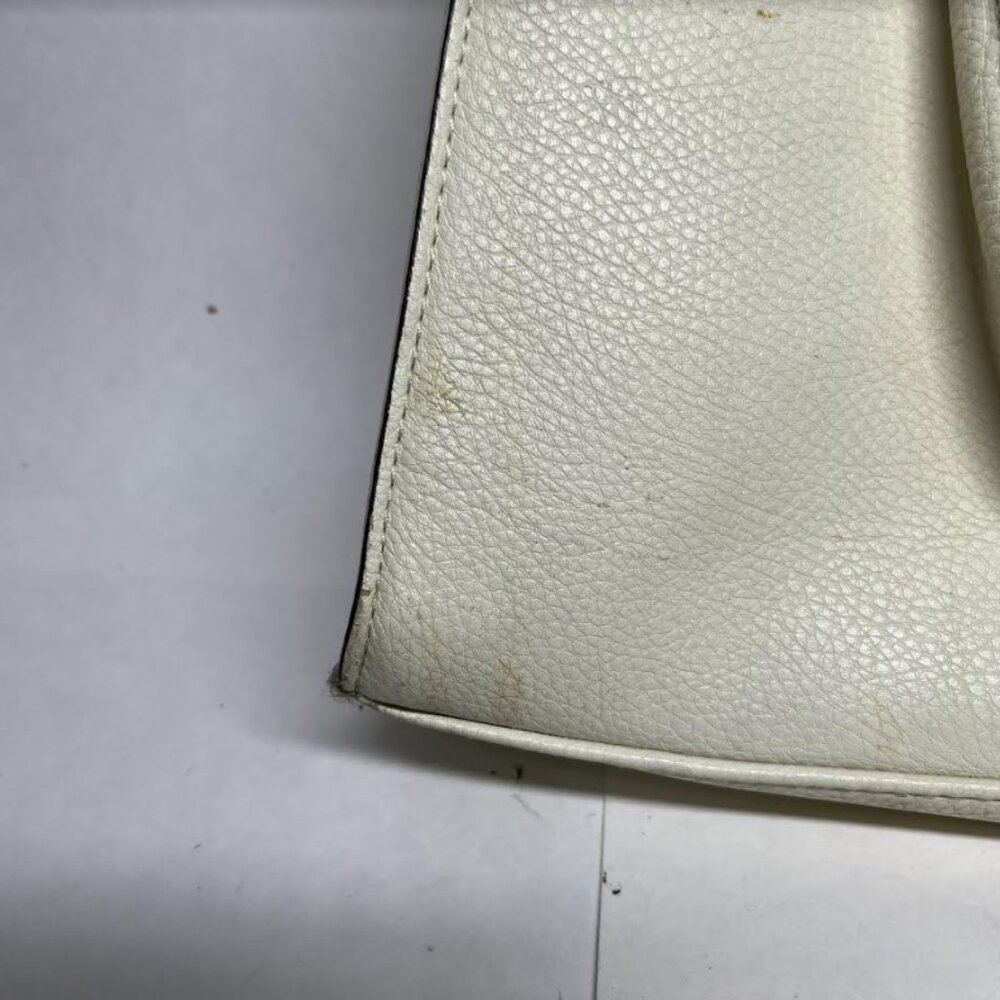 Charming Charlie Shoulder Bag with Lock | Beige and Tan - Picture 5 of 5